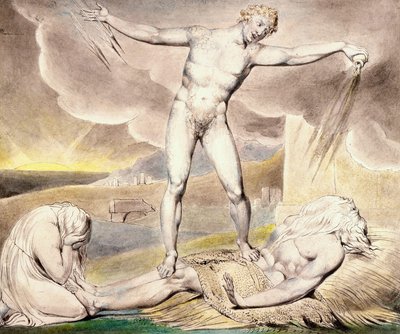 Satan frappant Job avec des ulcères - William Blake